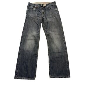Wrangler Jeans Co‎ Mens 30x30 Blue Straight Fit Denim Medium Wash Casual Pants